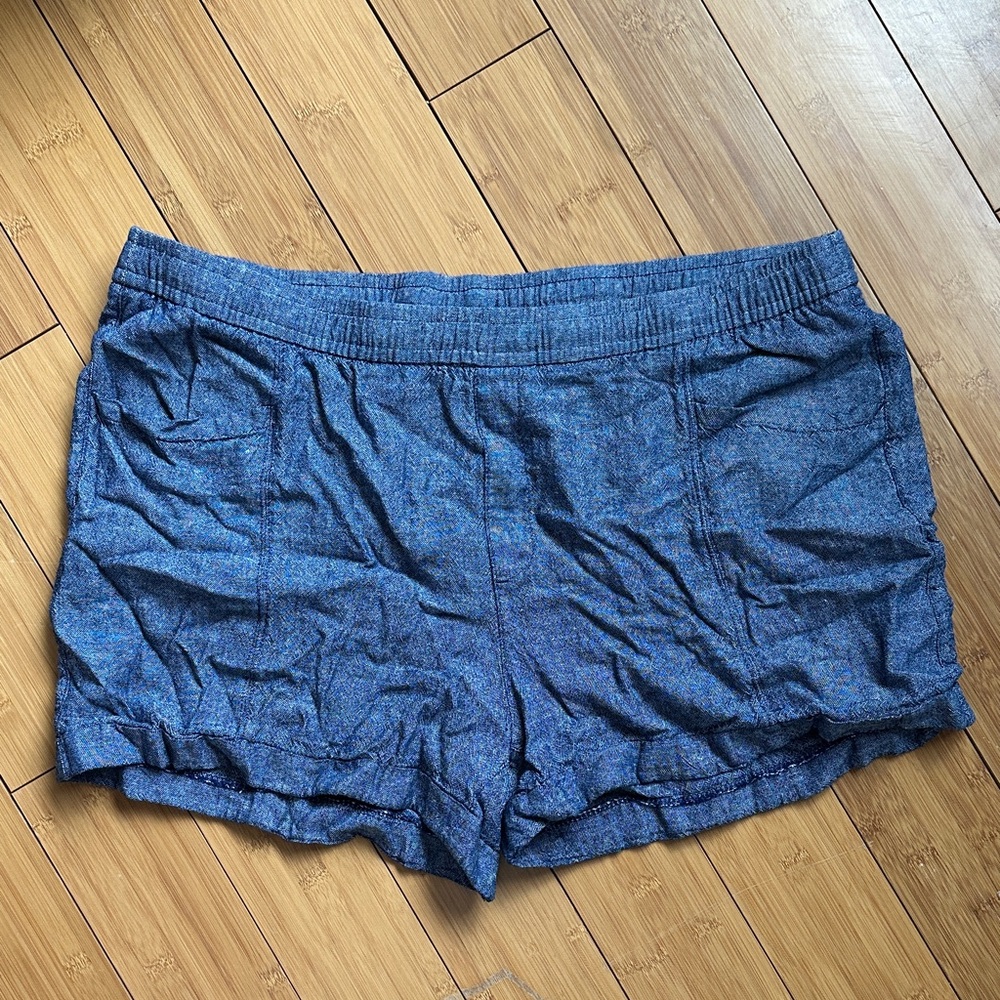 Old Navy High Waist Blue Women's Shorts